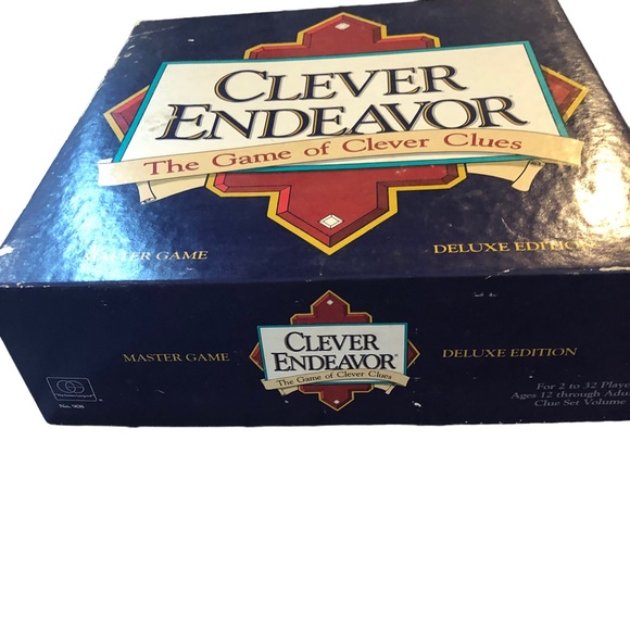 CLEAVER ENDEAVOR Vintage Deluxe Edition Master Game The Games Gang 908 Used - Picture 2 of 11
